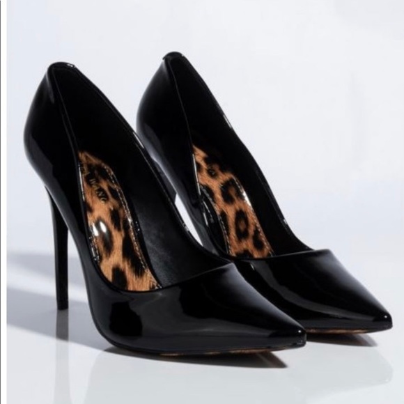 Azalea Wang Here To Stay Black Patent Pumps - Picture 4 of 4